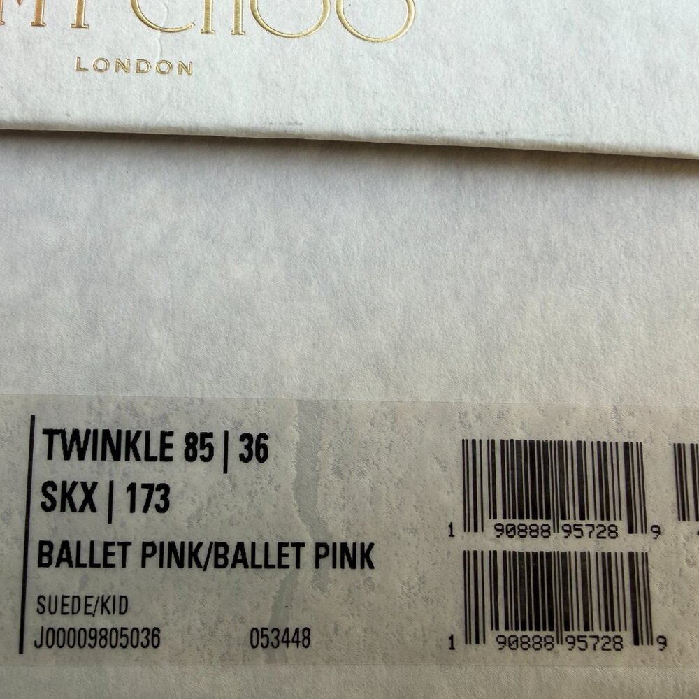 Jimmy Choo Twinkle 85 Ballet Pink; US6 / EU36 - Picture 5 of 6